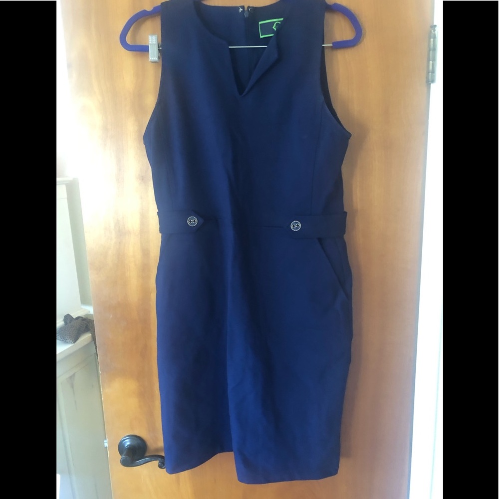 Navy C. Wonder Tank Dress Size L